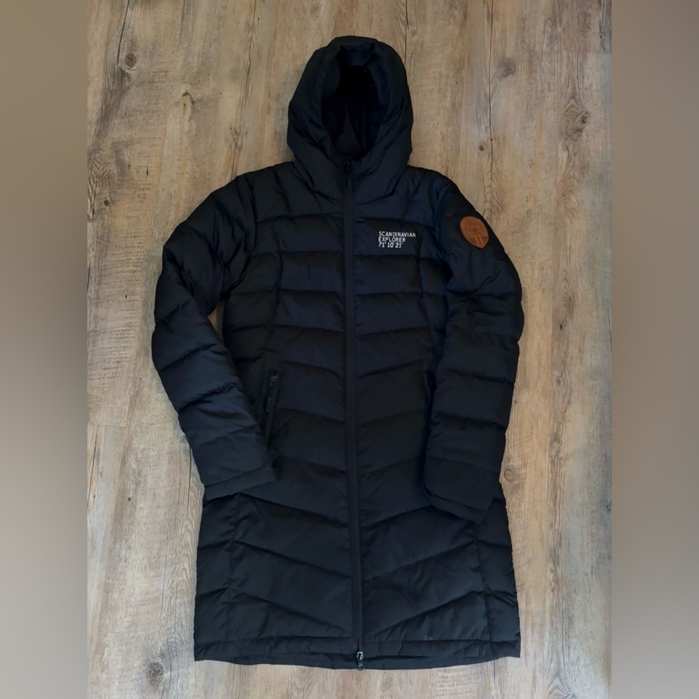 Scandinavian Explorer Women’s XS Black Down Parka Winter Jacket
